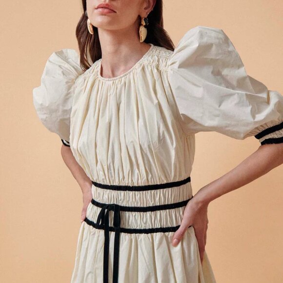 HUNTER BELL Ivory Rene Dress NWT Sz 4 - Picture 2 of 3